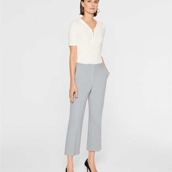 Brand new Club Monaco Cropped and Flared pants(size 00) - Picture 2 of 3